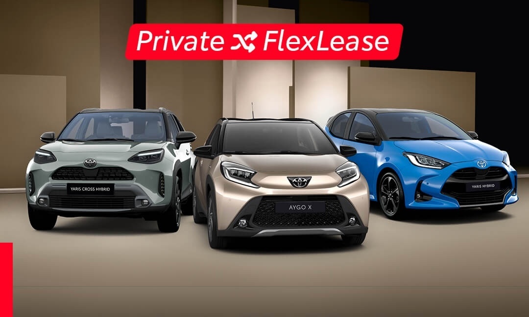 Toyota Private FlexLease vanaf €299/mnd